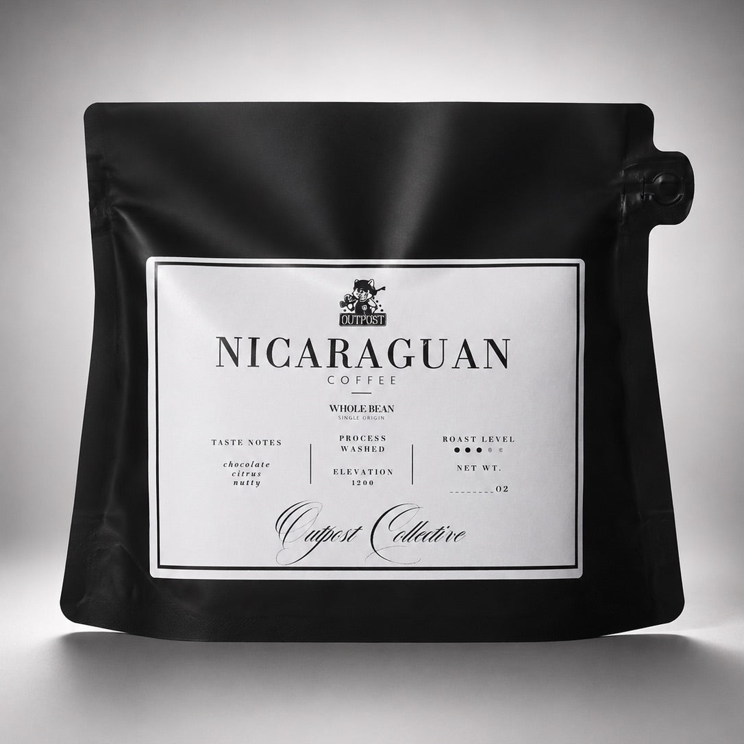 Single Origin Organic Nicaraguan Coffee Beans – Medium Roast – Whole Bean 8oz
