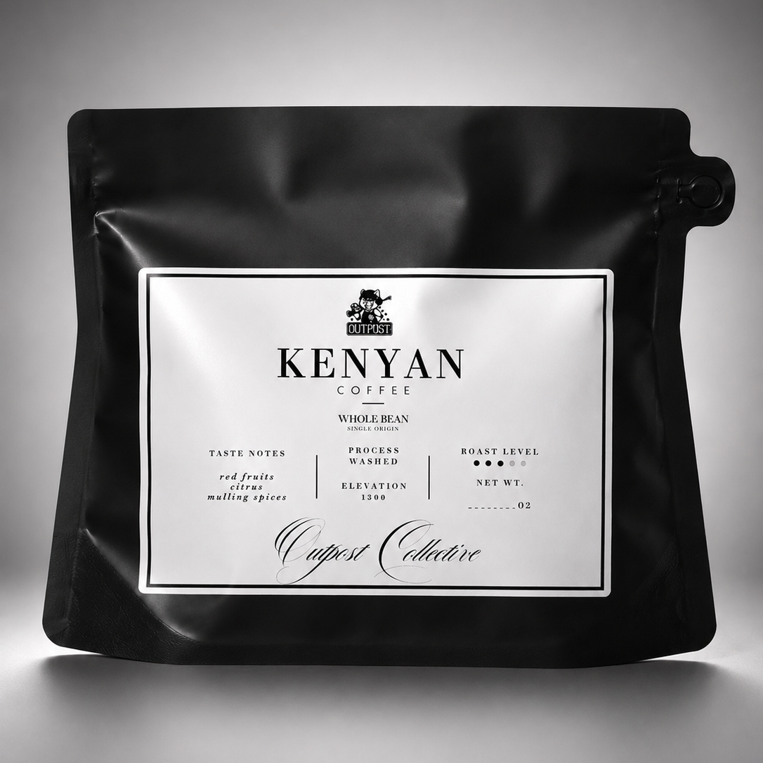 Single Origin Organic Kenyan Coffee Beans – Medium Roast – Whole Bean 8oz